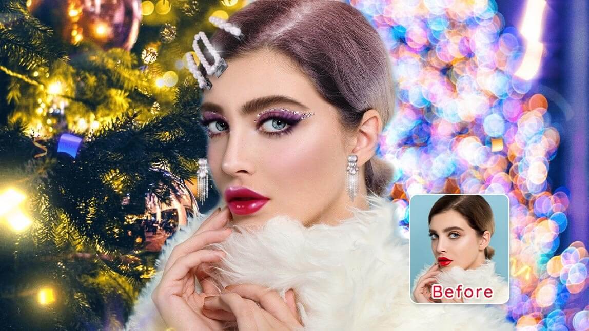 Look di Natale: le Migliori Idee di Trucco per Natale 2025