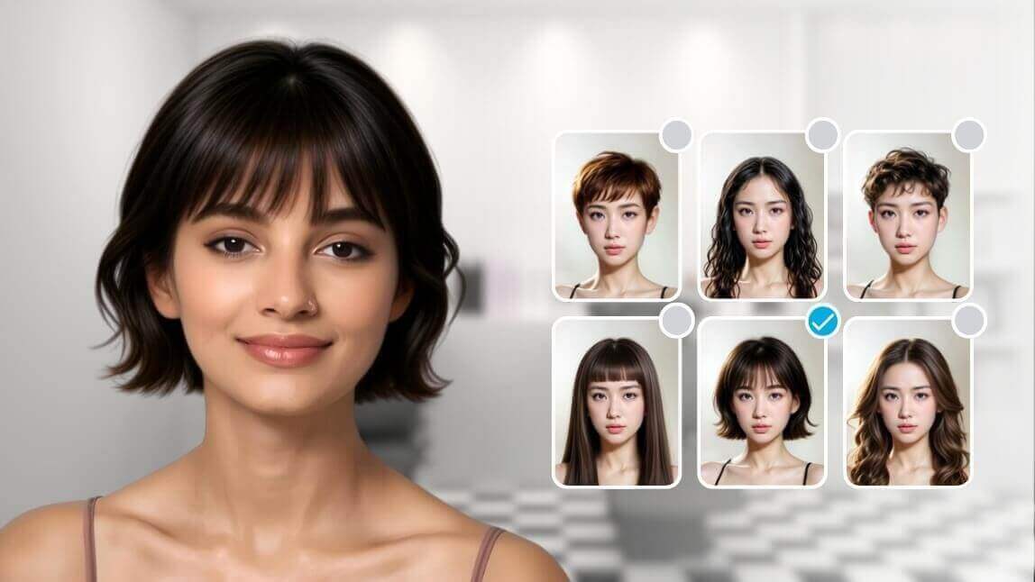 생성형 AI 헤어스타일 가상 체험 생성형 AI 헤어스타일 가상 체험