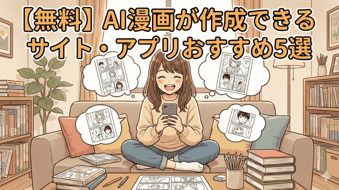 【無料】AI漫画が作成できるサイト・アプリおすすめ5選【2026年最新版】