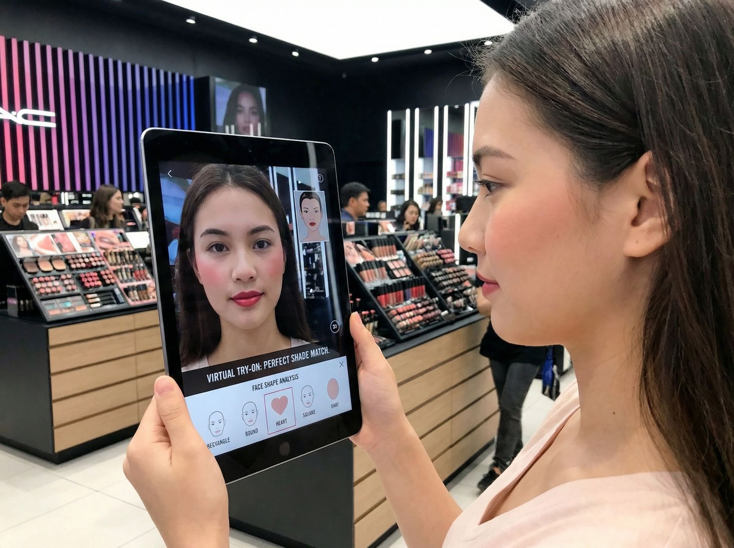 Virtual Try On Experience in Beauty Shop Virtual Try On Experience in Beauty Shop