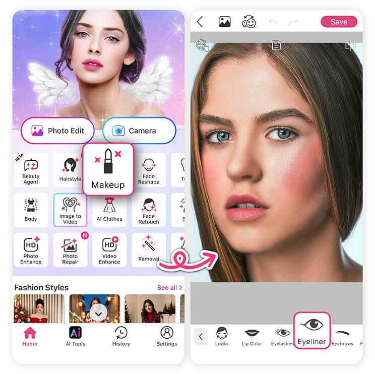 How to Add Eyeliner for Hooded Eyes on Photo How to Add Eyeliner for Hooded Eyes on Photo