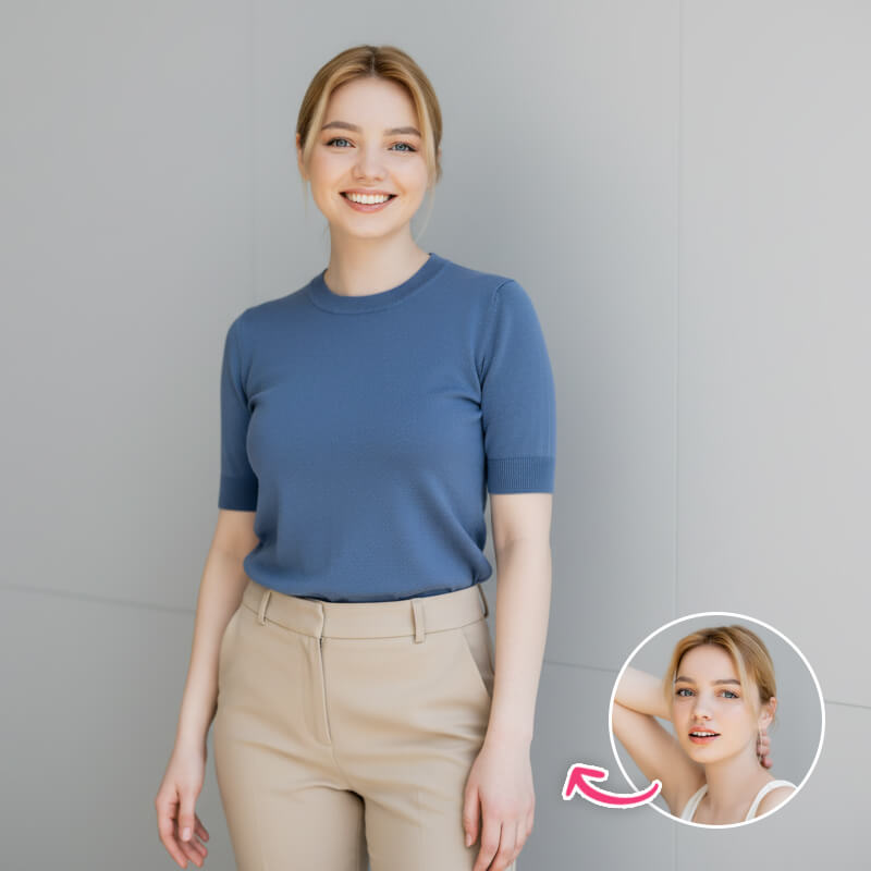 Neutral Wall Studio Portrait Neutral Wall Studio Portrait