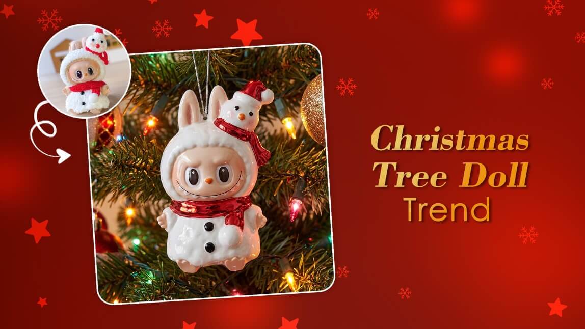Christmas Tree Doll Trend: See Yourself as a Christmas Tree Doll with AI