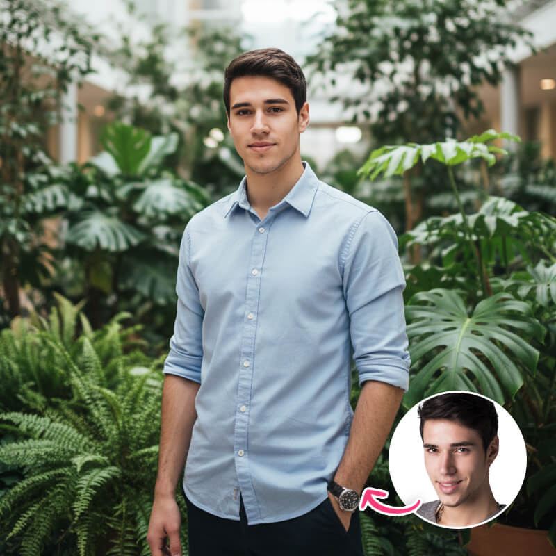 Atrium Greenery Portrait Atrium Greenery Portrait