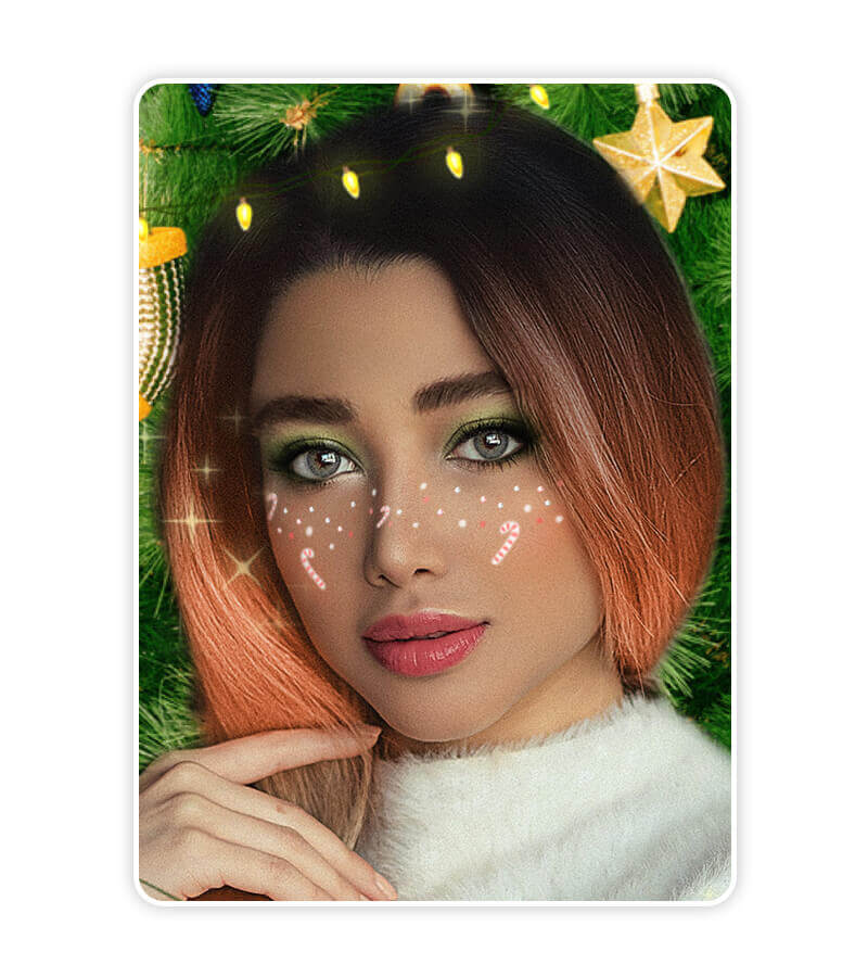 Zuckerstangen-Makeup