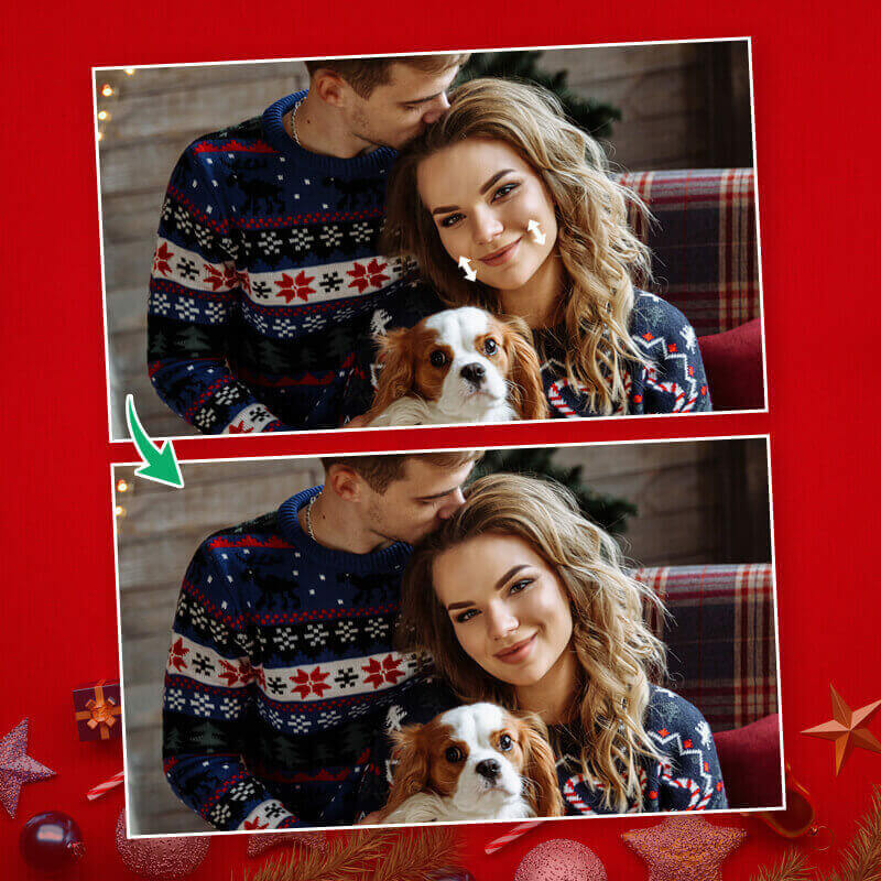 Fotos Lippen vergrößern Mit YouCam Makeup kannst du in Fotos ganz einfach deine Lippen vergrößern.