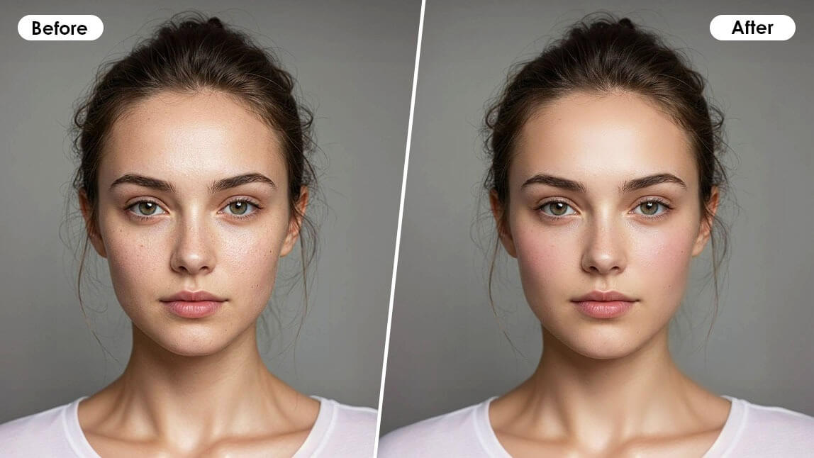 How to Apply Blush for Round Face Shapes