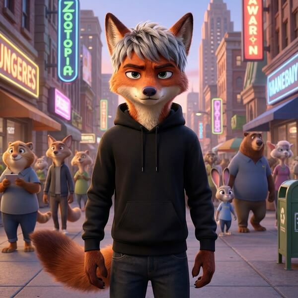 ズートピアキャラ画像の完成