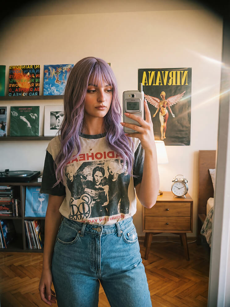 Retro Film Mirror Selfie Retro Film Mirror Selfie