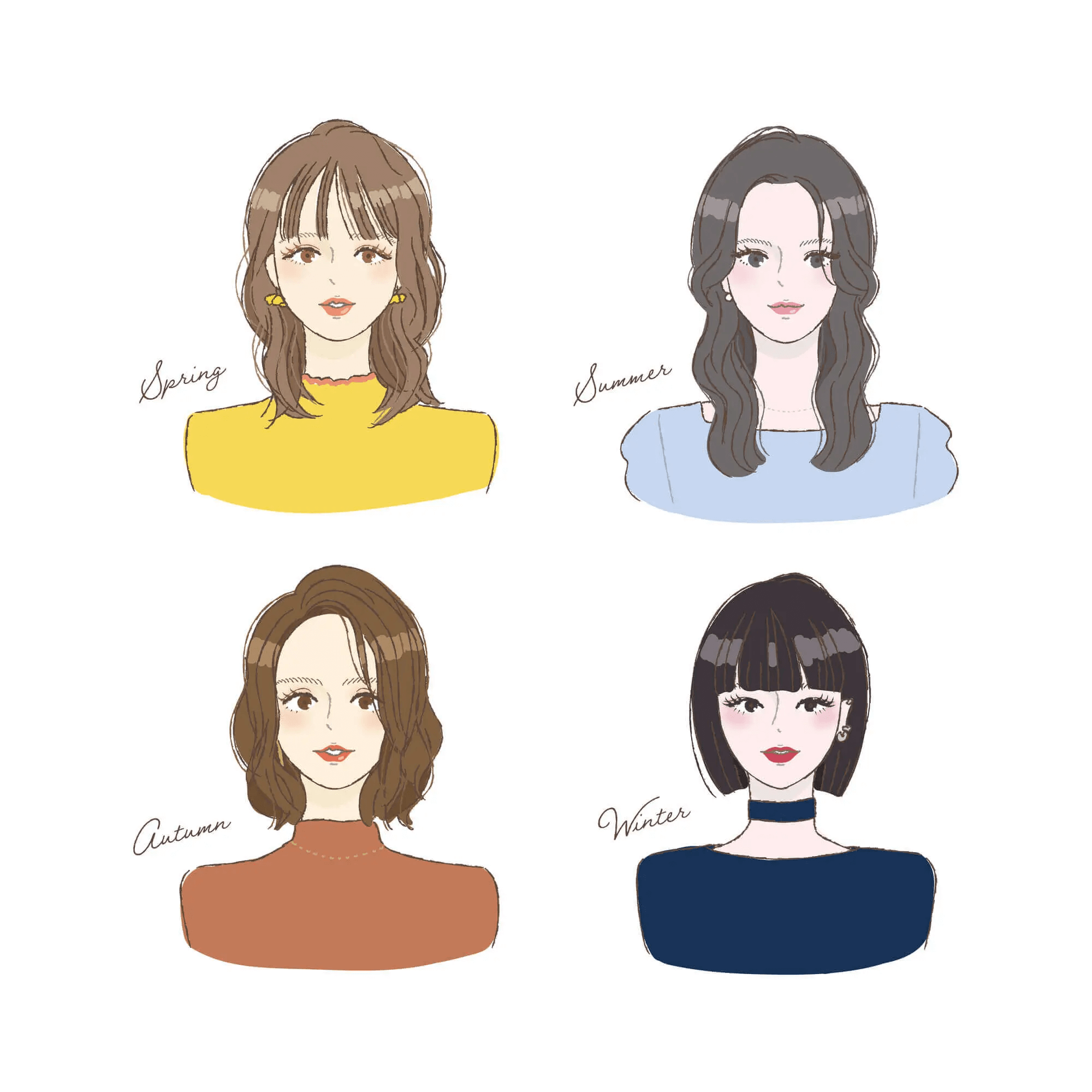 パーソナルカラーのタイプ診断