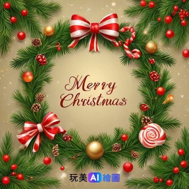 聖誕快樂文字圖案