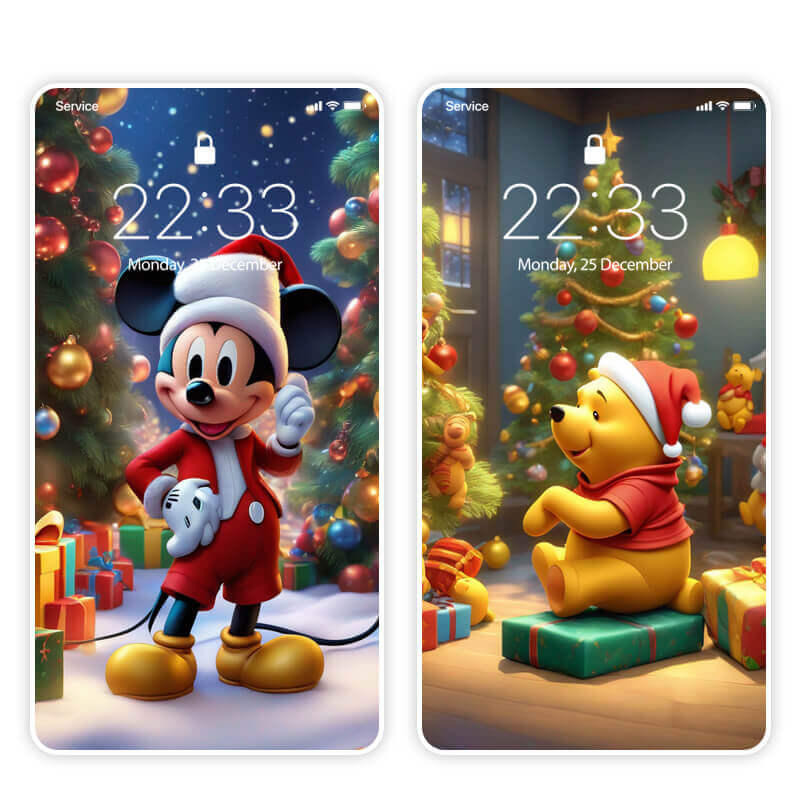 Sfondi Natalizi Con Topolino & Winnie the Pooh Sfondi Natalizi Con Topolino & Winnie the Pooh