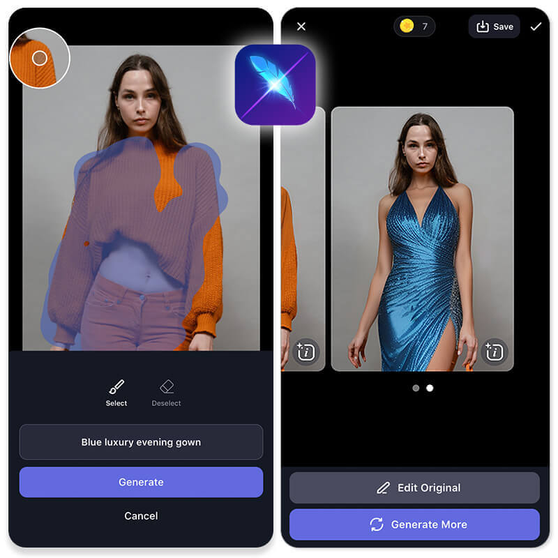 ferramenta fotor para remover roupa com ia