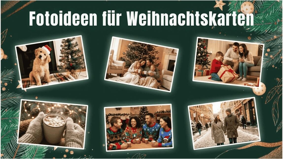 21 beste Ideen für Weihnachtskarten-Fotos 2025