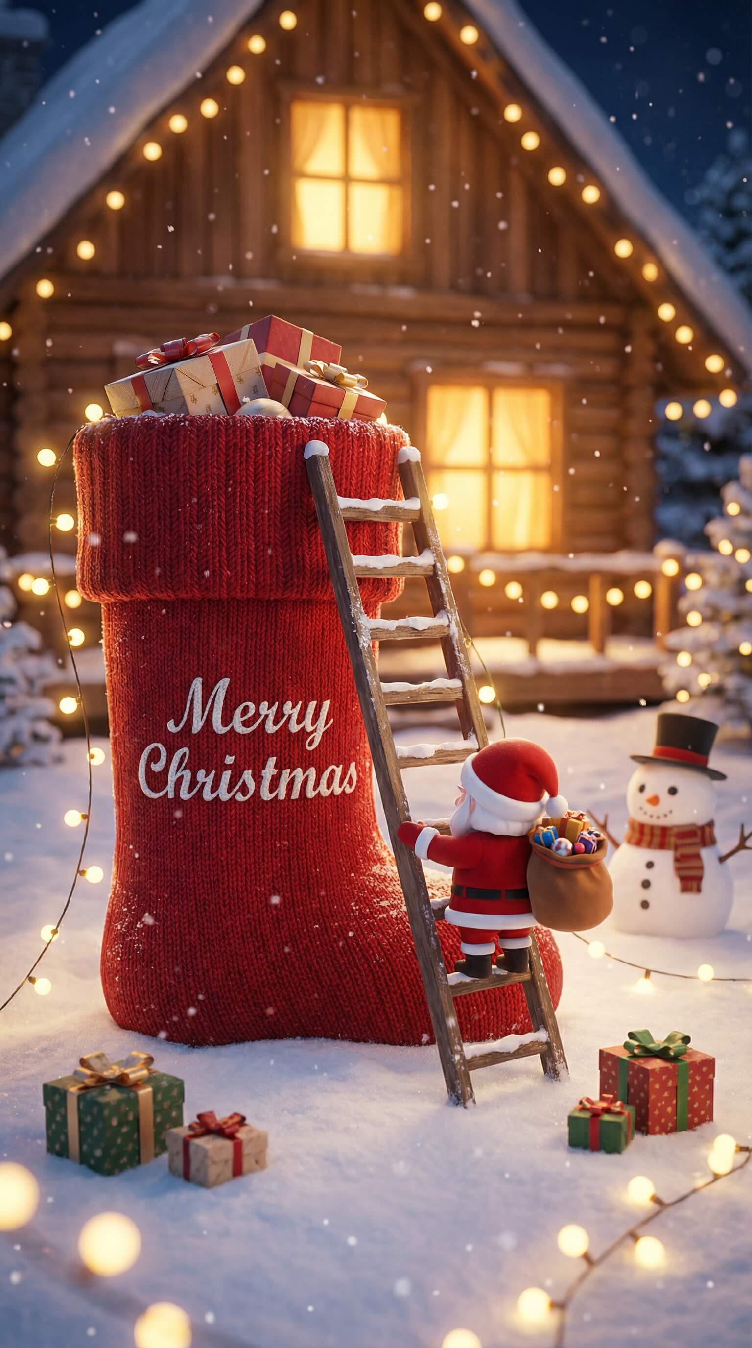 溫馨聖誕襪