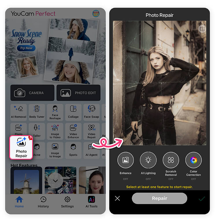 How to Enhance Images in YouCam Perfect