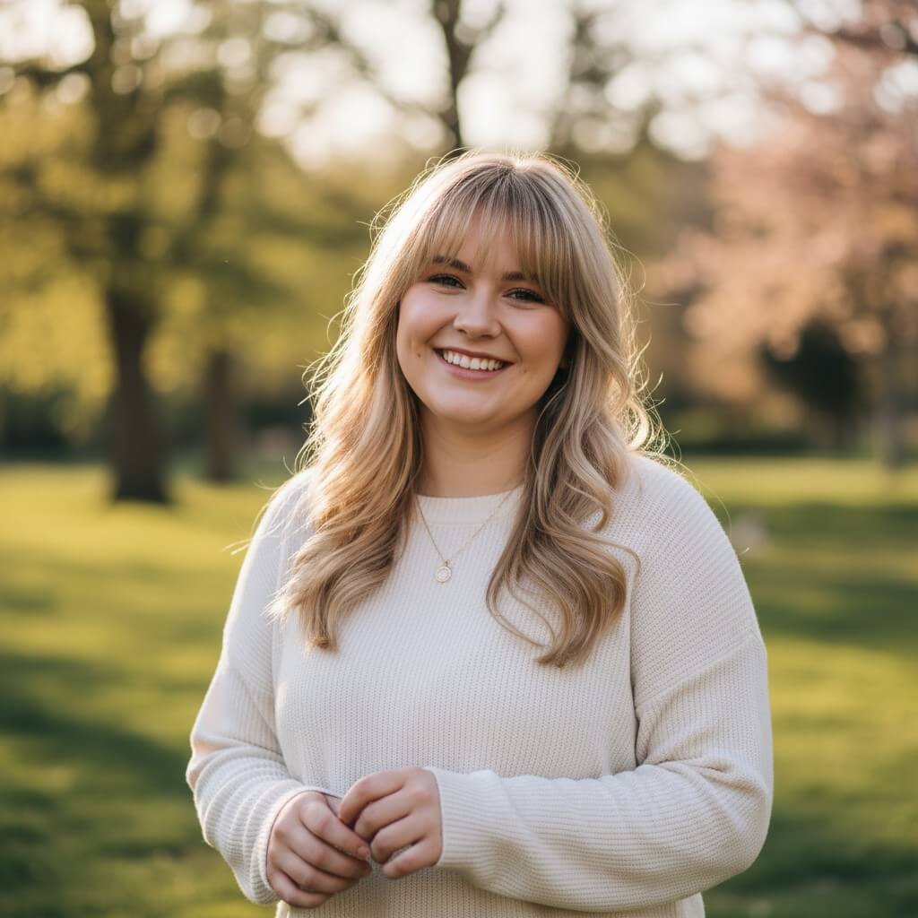 Your Ultimate Guide to Curtain Bangs & AI Styling Empowering, stylish, solution-oriented.