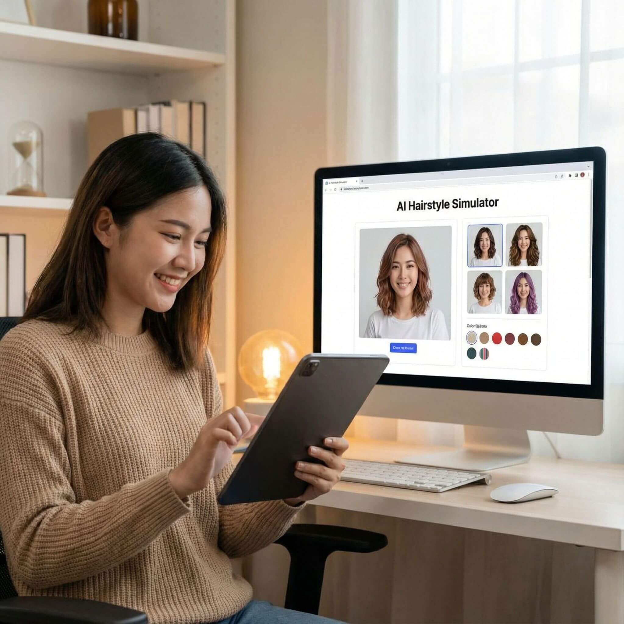AI Hairstyle Simulator AI Hairstyle Simulator