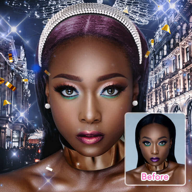 Hole dir den Silvester-Look mit YouCam Makeup.