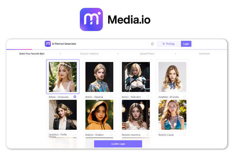 Createur d'avatar en ligne- VEED.IO: créer un avatar portrait