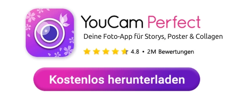 Download-Button für die beste Foto- & Selfie-App