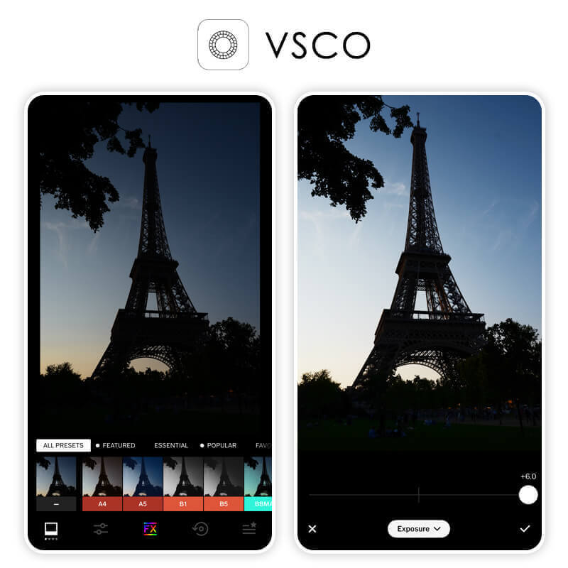 vsco :meilleure application photo IA pour la correction des couleurs et l'amélioration