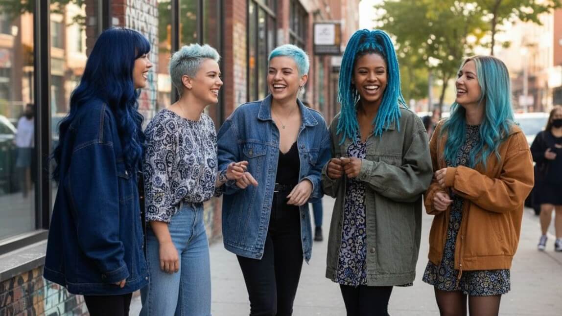 Blue Hair Dye Anxiety? How AI Hair Color Changers Conquer the Fear of Bold Hues
