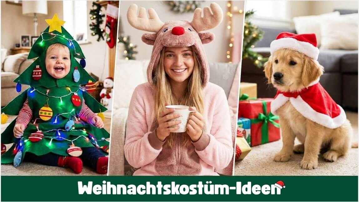 Weihnachtskostüm-Ideen 2025: Looks für Partys & Social Media