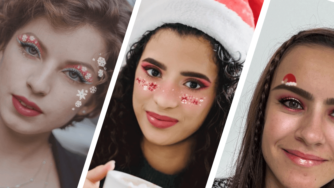 maquillajes para navidad