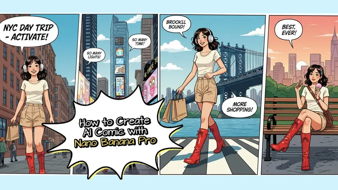 How to Create AI Comic with Nano Banana Pro & Best Alternative
