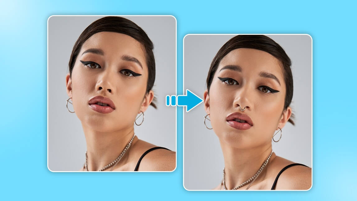 So siehst du mit Piercing aus! Teste den Online Piercing Filter