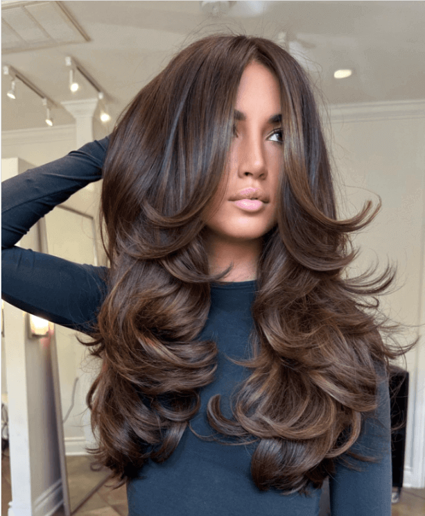 Velvet Waves als Winterfrisur