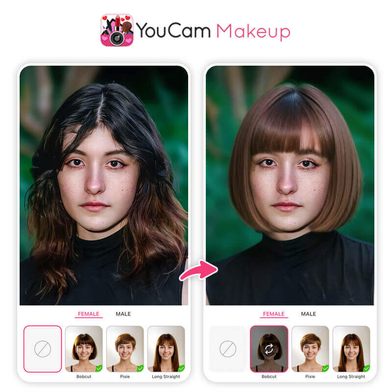 Frisuren-App: Frisuren testen mit YouCam Makeup Frisuren-App: Frisuren testen mit YouCam Makeup