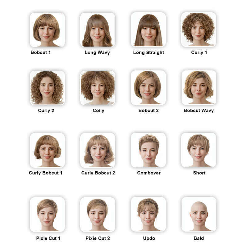 15 Frisuren in der YouCam Makeup-Frisuren-App Entdecke 15 Frisuren in der YouCam Makeup-Frisuren-App