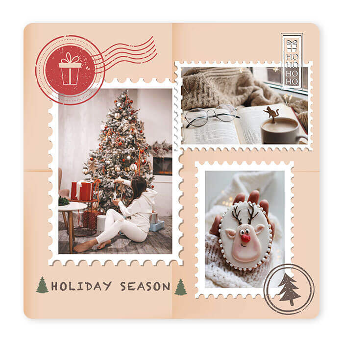 Christmas Postcard Template