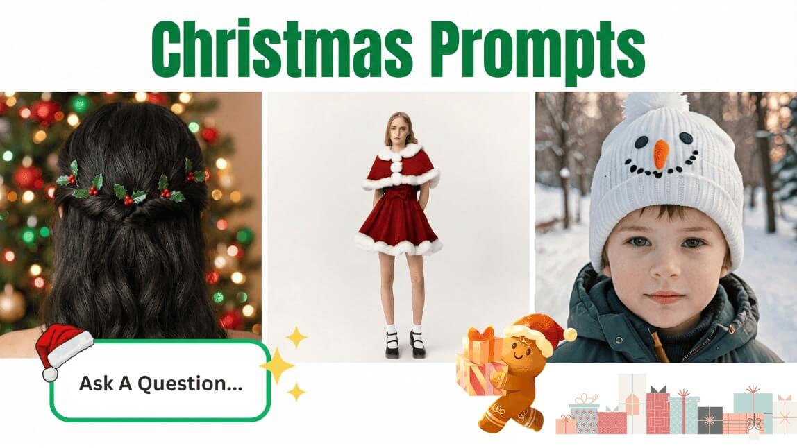 50+ ChatGPT Christmas Prompts to Make Your Holiday Photos Sparkle