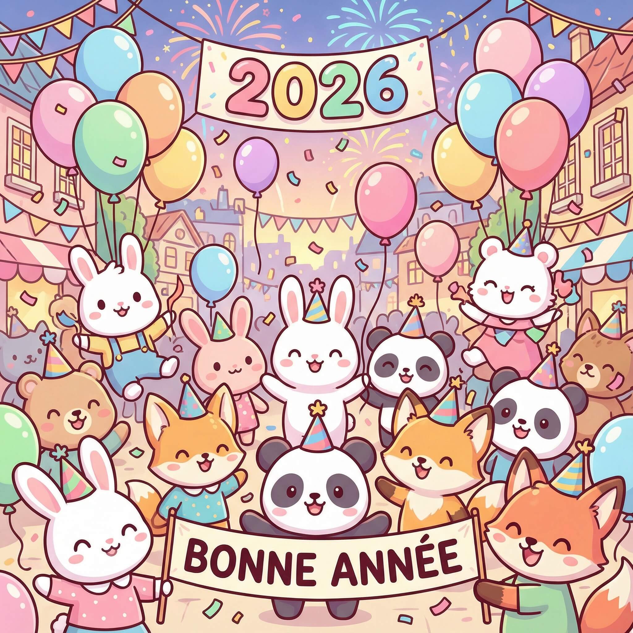 Images Bonne année 2026 en ligne