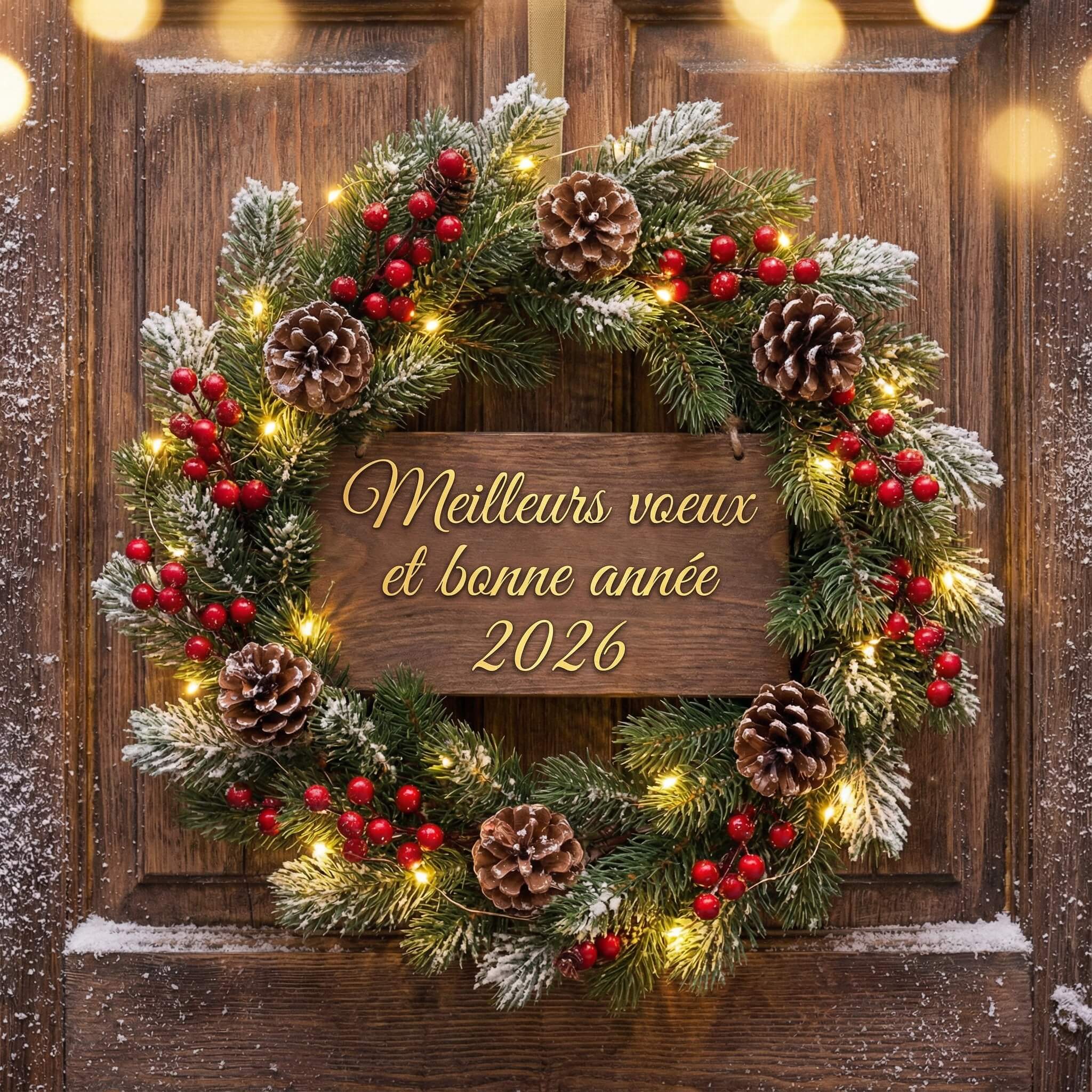 Images bonne année 2026, meilleurs voeux 