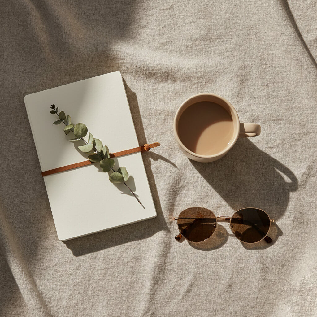 Minimalist Coffee Flat Lay Minimalist Coffee Flat Lay