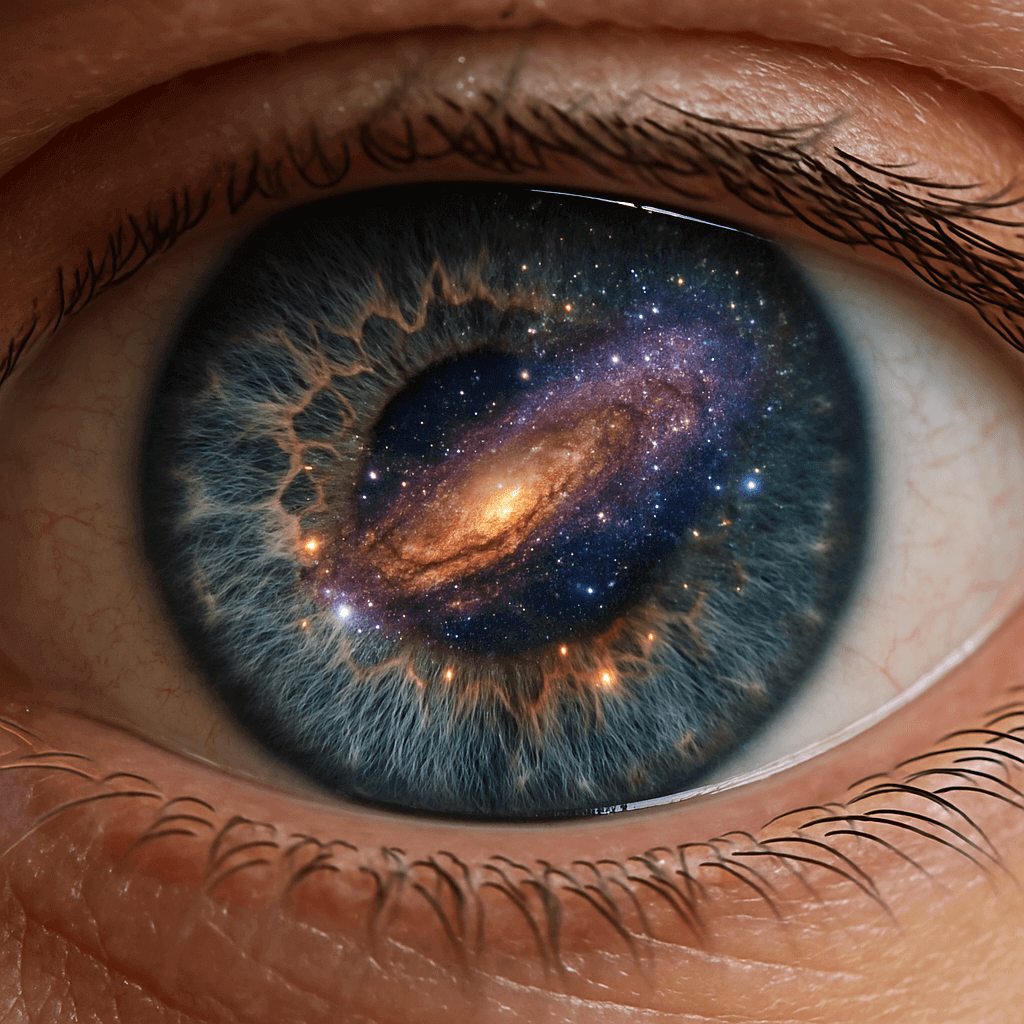 Galaxy Eye Close Up Galaxy Eye Close Up