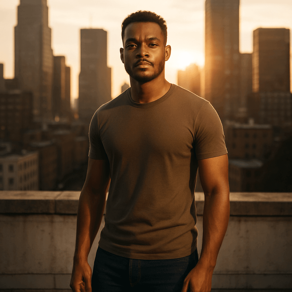 Cinematic Rooftop Lifestyle Shot Cinematic Rooftop Lifestyle Shot