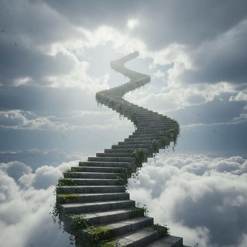 Floating Staircase Fantasy Floating Staircase Fantasy