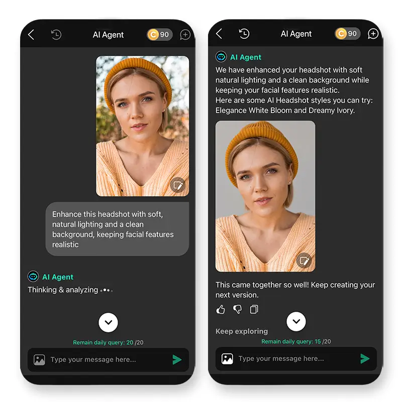KI-Bilder erstellen mit YouCam Perfect