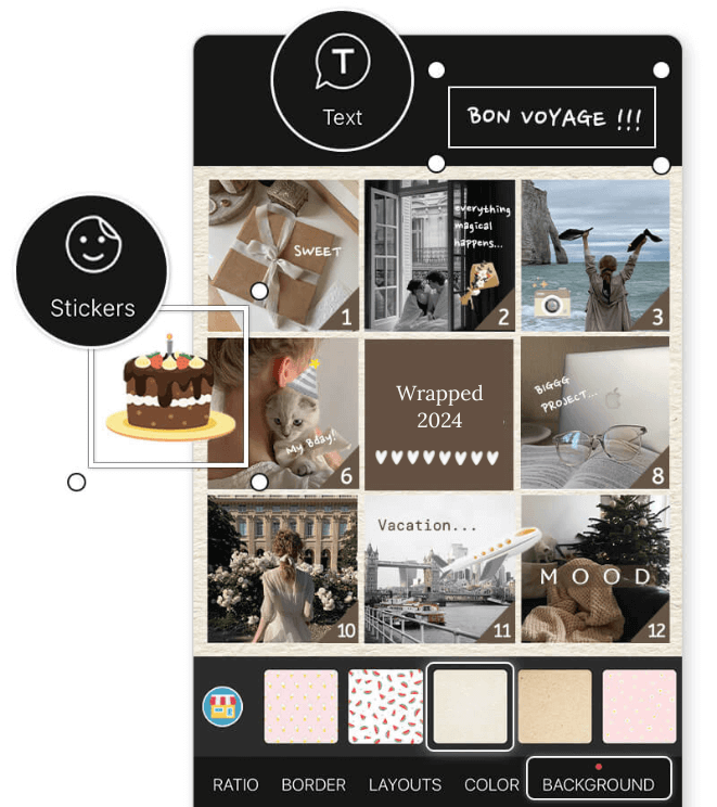 Melhor Criador de Colagem de Retrospectiva 2025