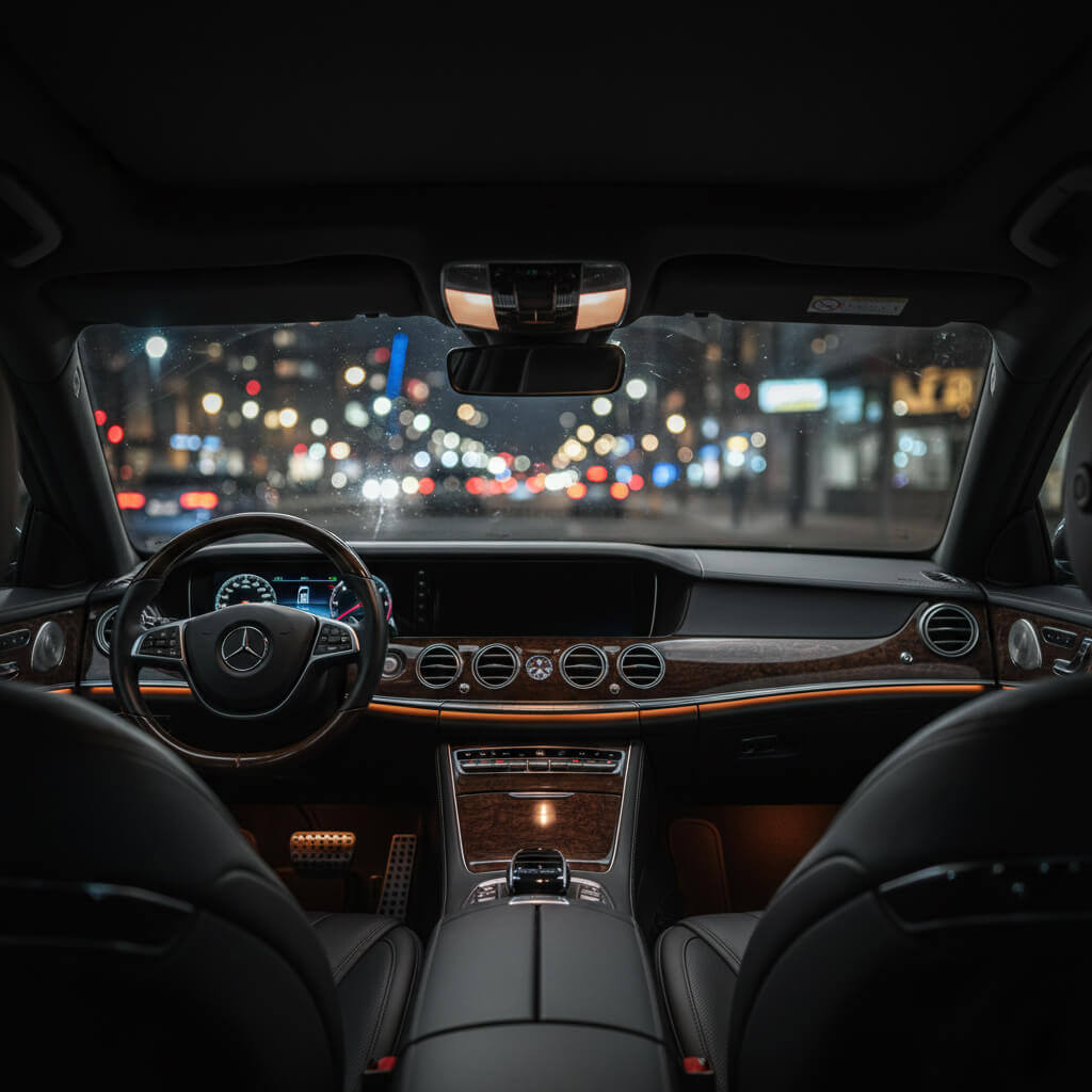 Luxury Car Interior POV Luxury Car Interior POV