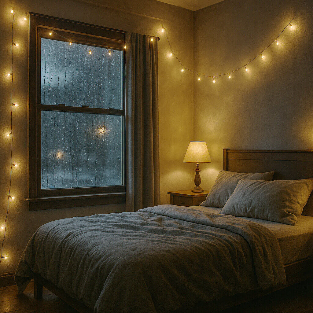 Cozy Bedroom Rain Scene Cozy Bedroom Rain Scene