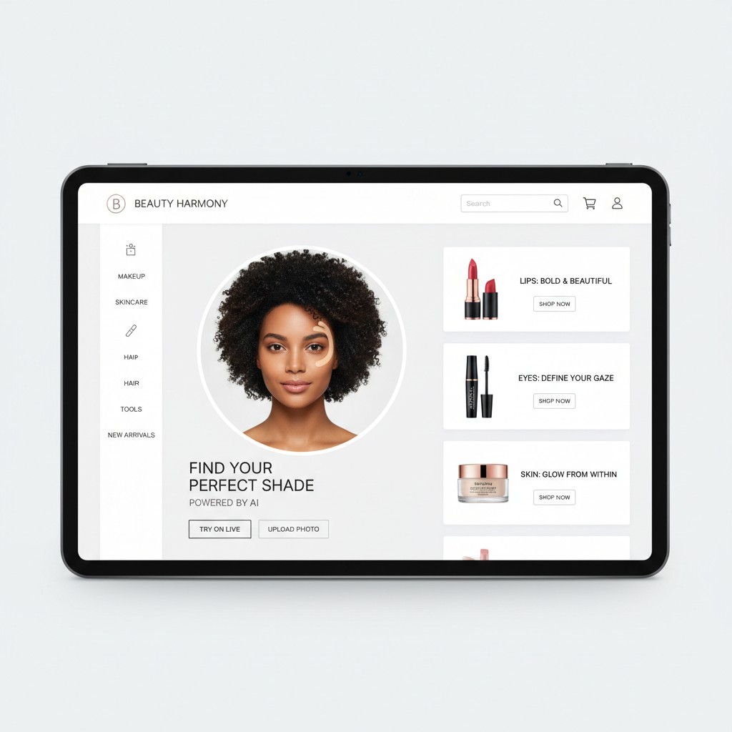 e-commerce, AI integration, beauty website, seamless user experience