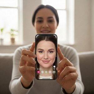 application de calcul de l’âge de la peau