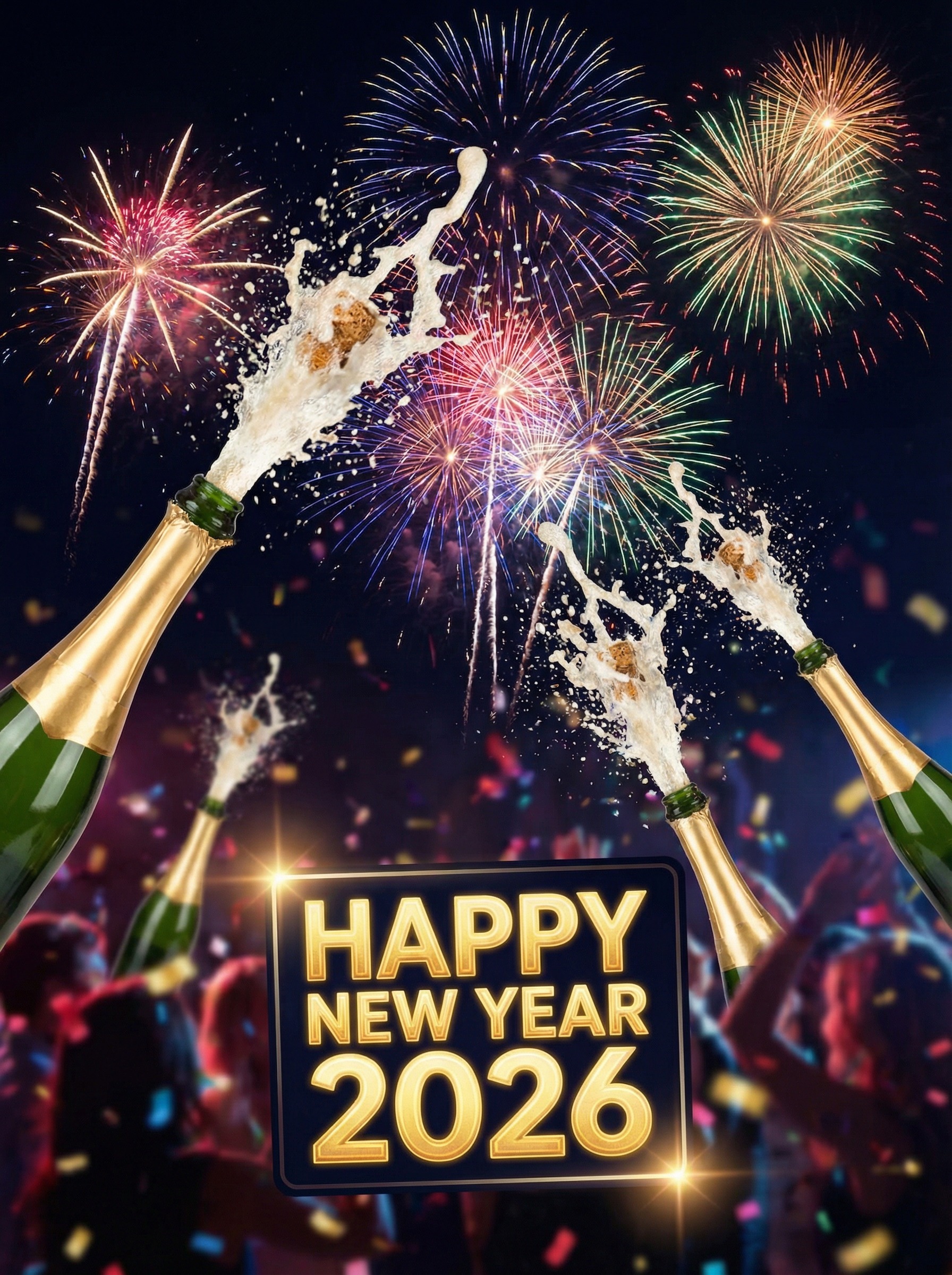 Send out NYE 2026 Greetings with the YouCam Online Editor.