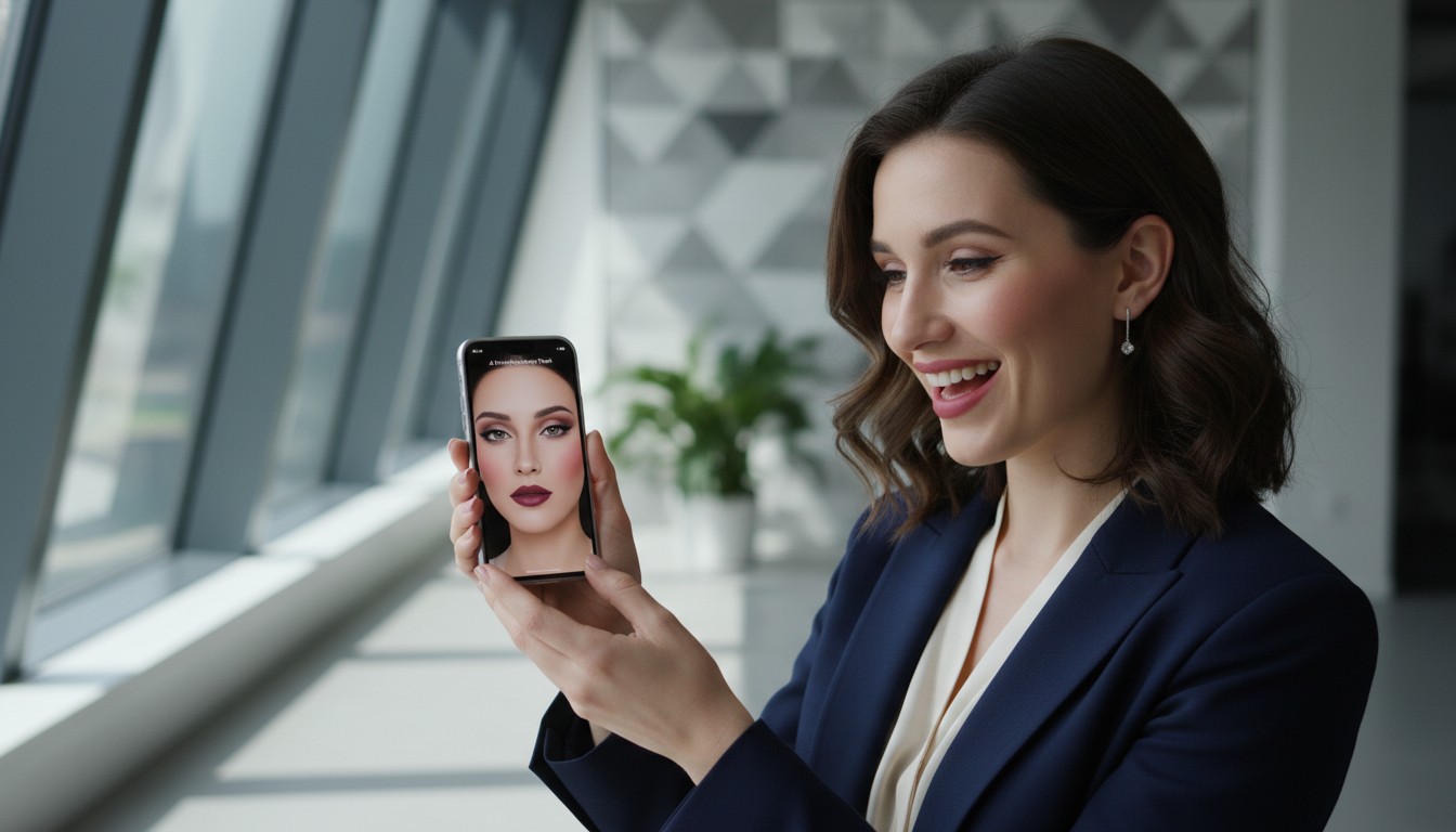 User enjoying the benefits of AI Virtual Try-On